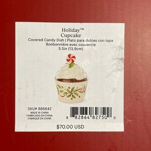 Lenox Holiday Cupcake